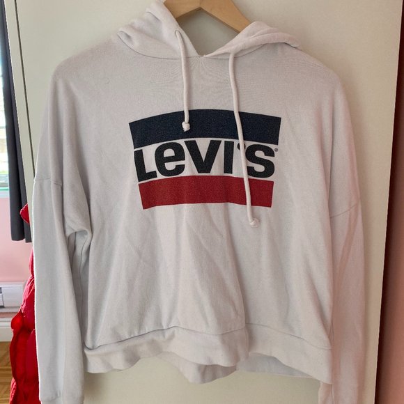 Levi's Crewneck Cropped Sweater - Picture 1 of 7